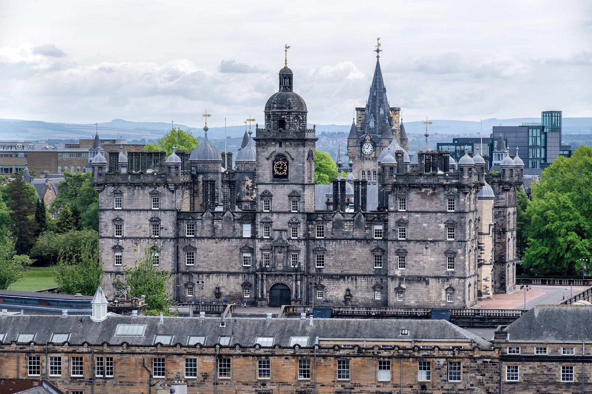 George Heriot's School, from Edinburgh Castle 