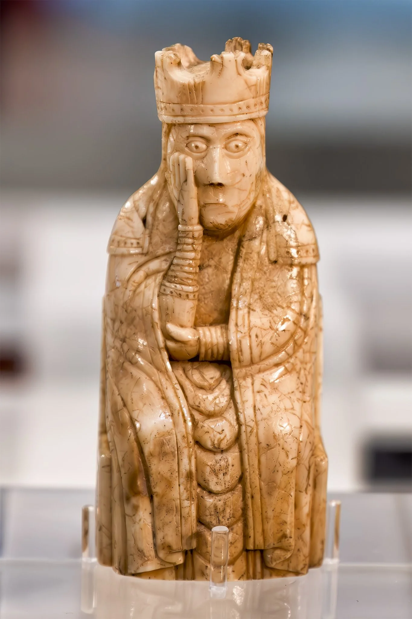 Lewis Chessmen in Museum nan Eilean, Stornoway