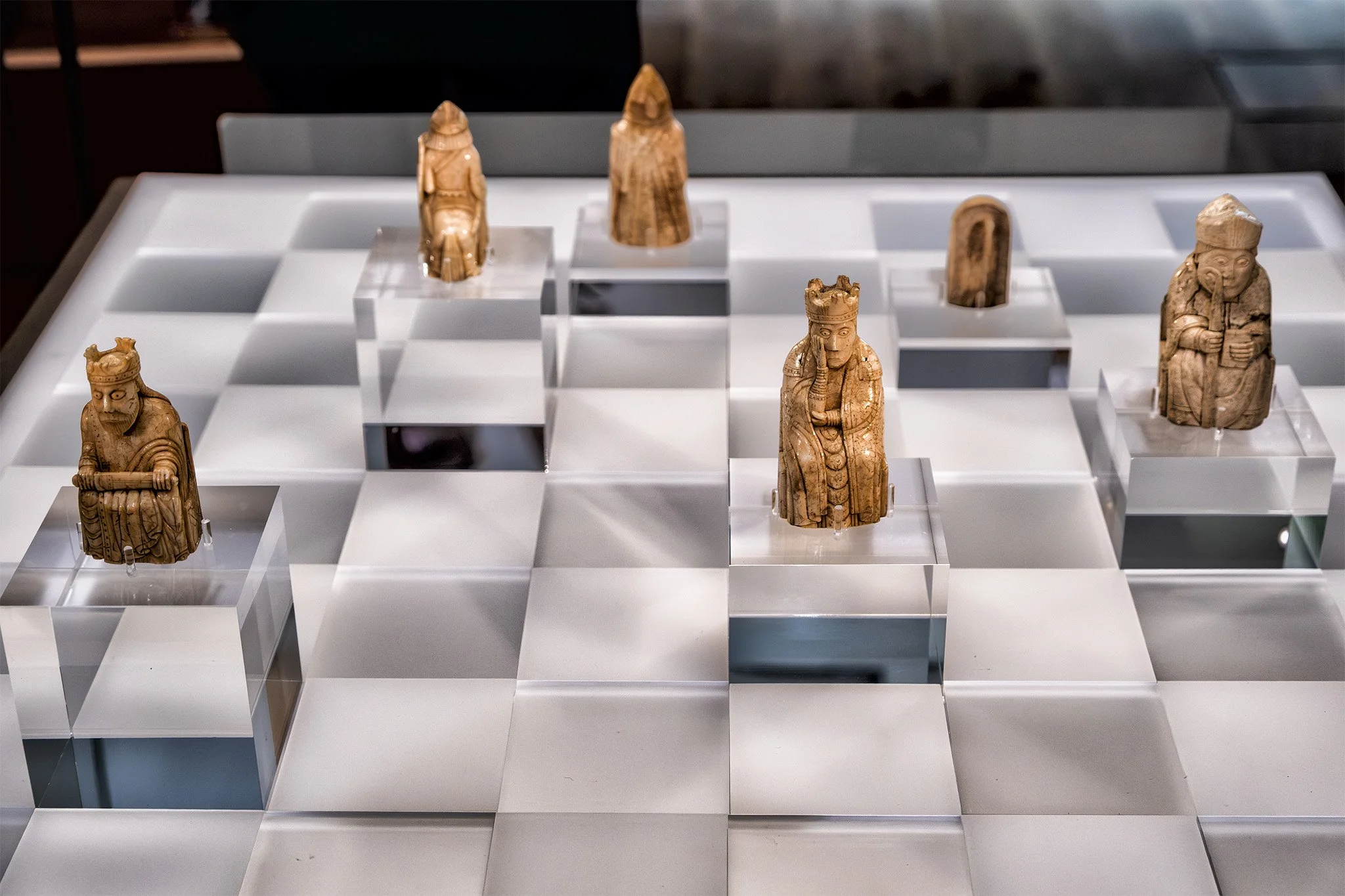 Lewis Chessmen in Museum nan Eilean, Stornoway