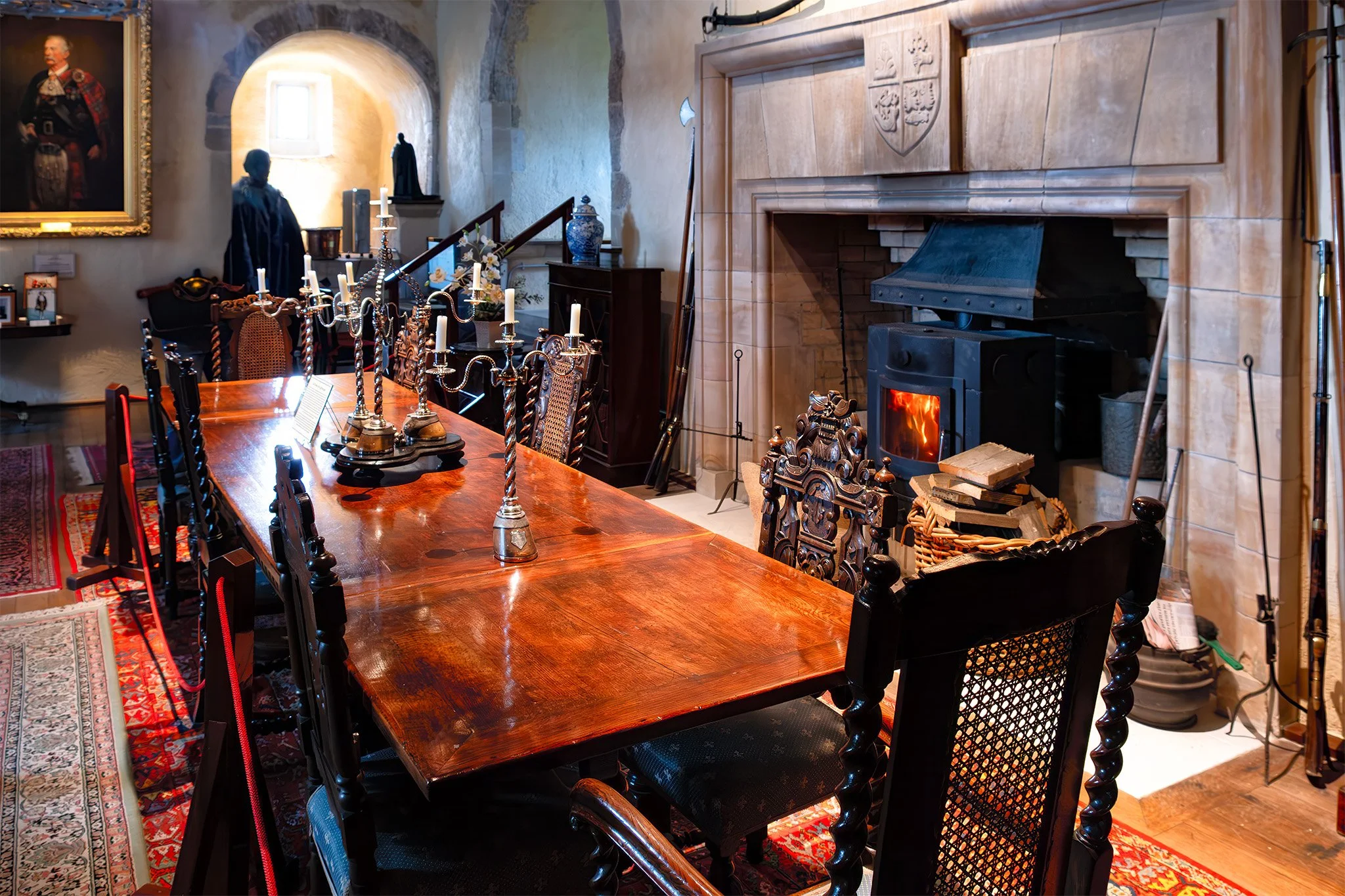 The Dining Room in Duart Castle 