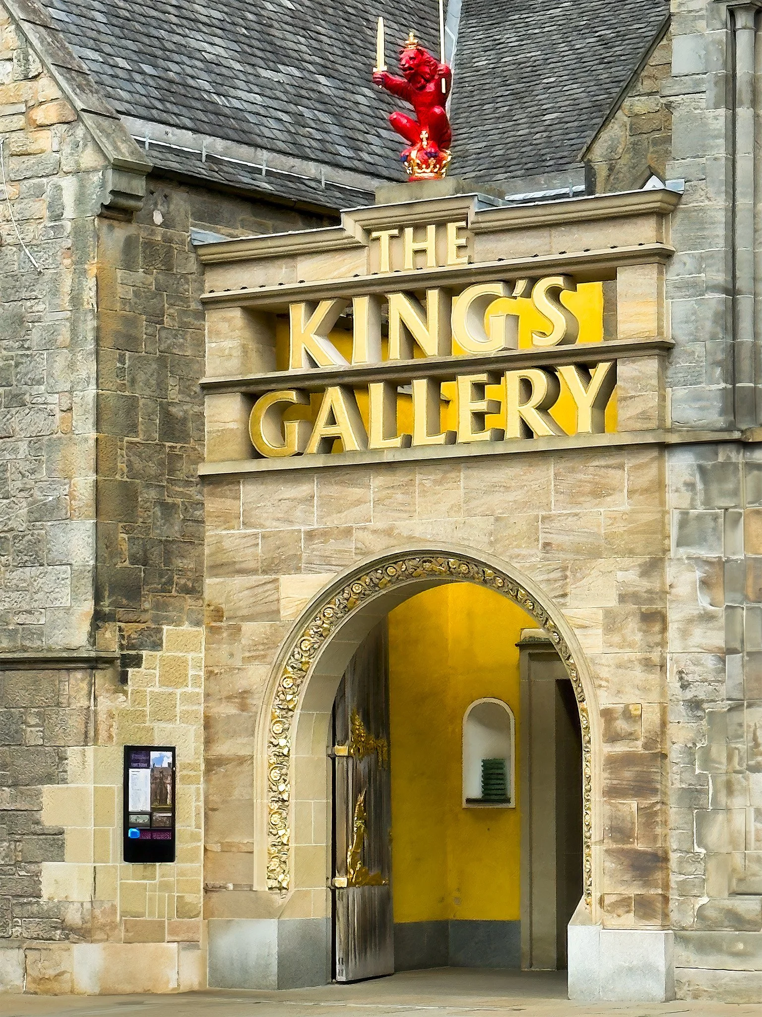 The King's Gallery at Holyrood Palace 