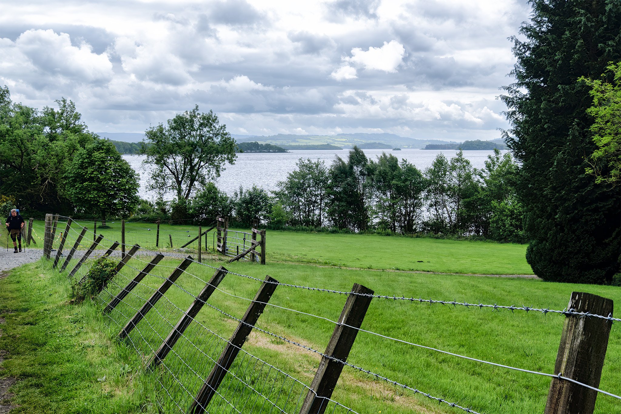 The West Highland Way along the shores of Loch Lomond