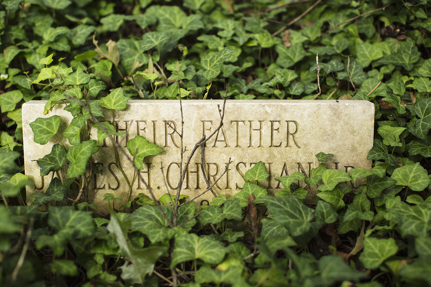  James Christian grave marker.&nbsp;East End Cemetery, Henrico County, Virginia, October 2015. Photo: ©BP 