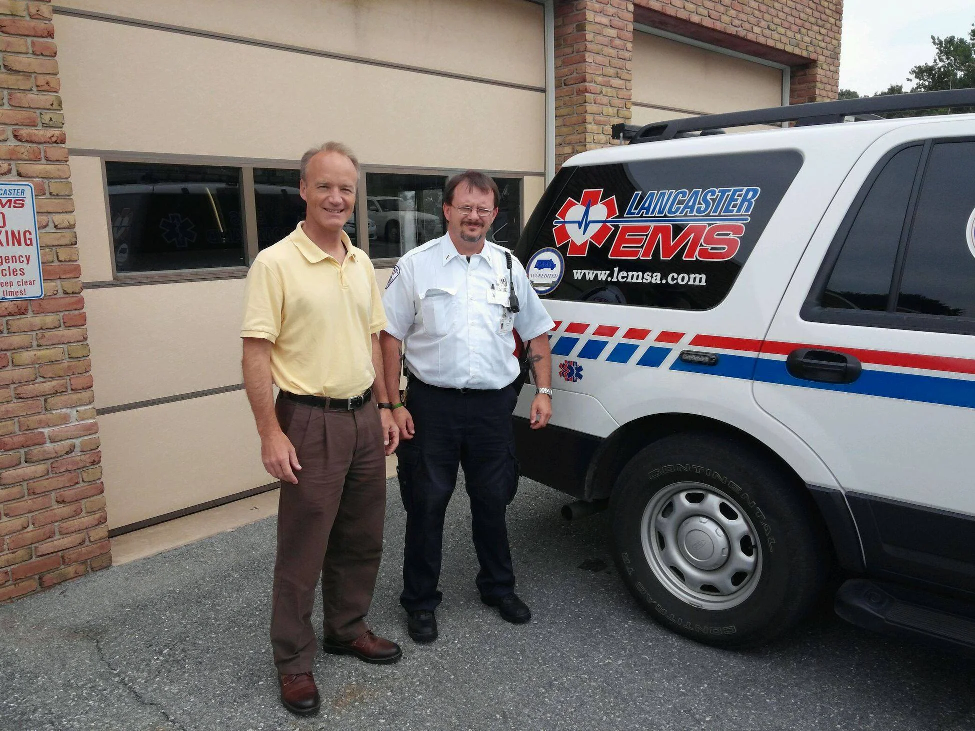 Thanks to Lt. Dave Patterson with Lancaster EMS for inviting me on a tour of several of their facilities, as well as giving me a chance to join some of his team members on a couple of emergency calls. Great to see first hand the professional work of our local first responders, We also had a good talk on topics like training standards, liability, and the impact that Obamacare is having on the work of first responders.