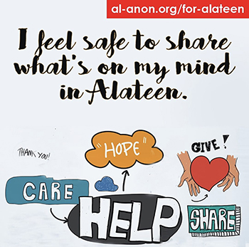 ALATEEN is a community of teens affected by someone else’s alcoholism. Chat live with other teens or attend a meeting. 💜