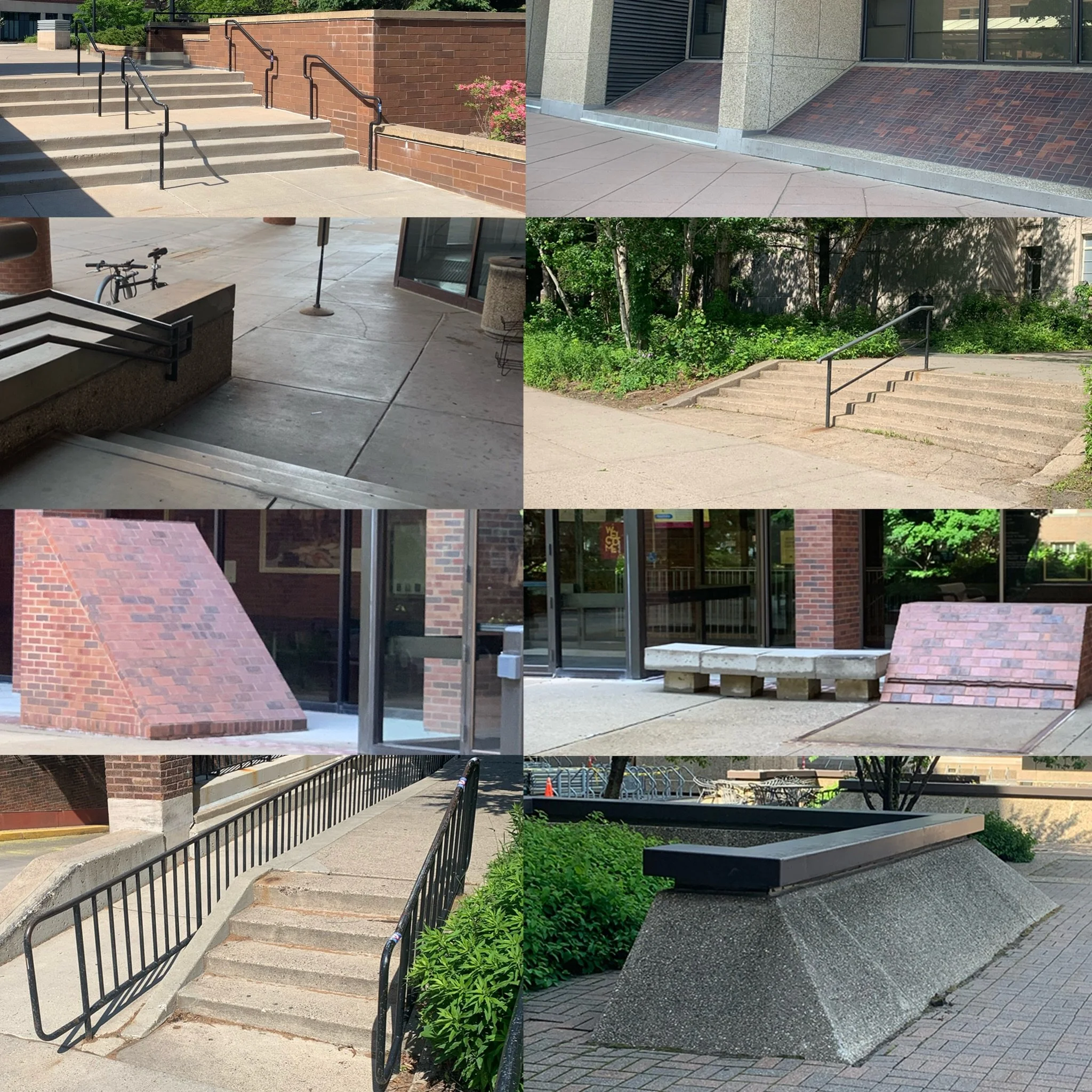1,553) Misc. U of M 1/3 Minneapolis MN #Minneapolis #Minnesota #JoesSkateSpots