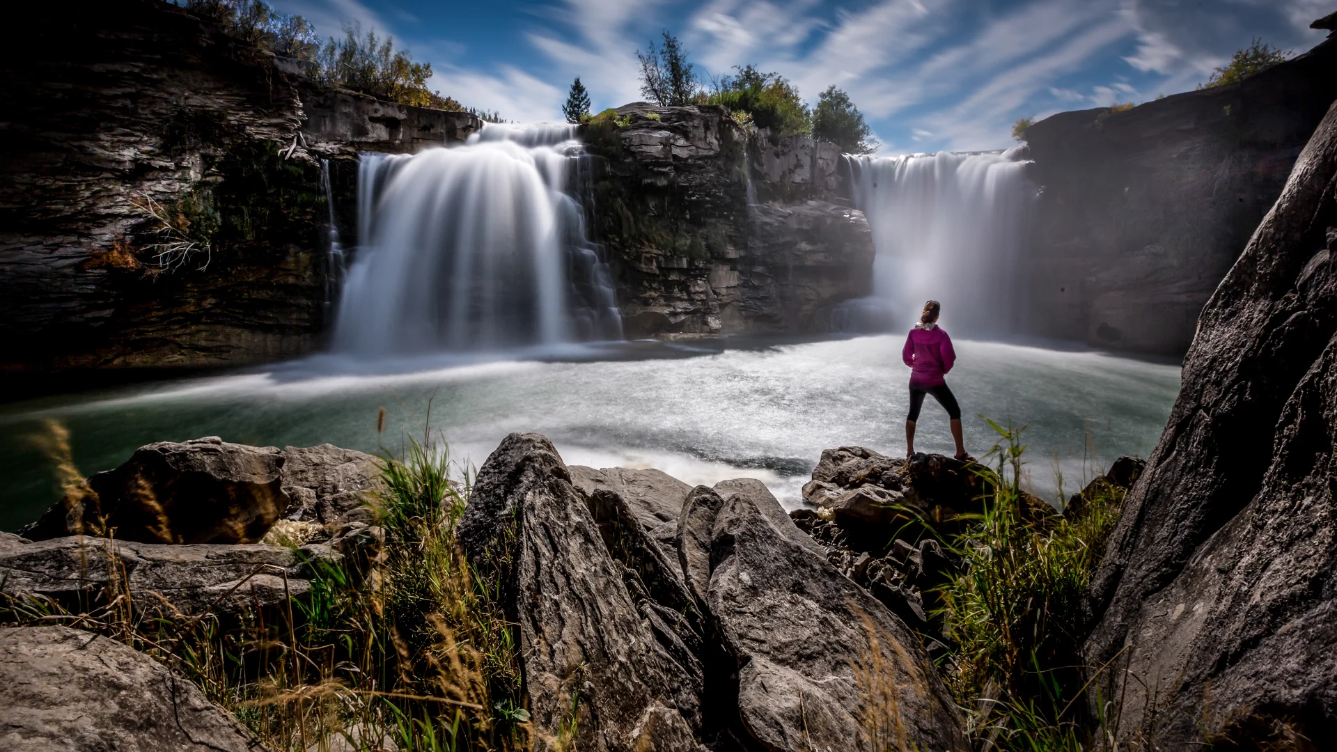 Lundbreck Falls Discover Alberta Canada