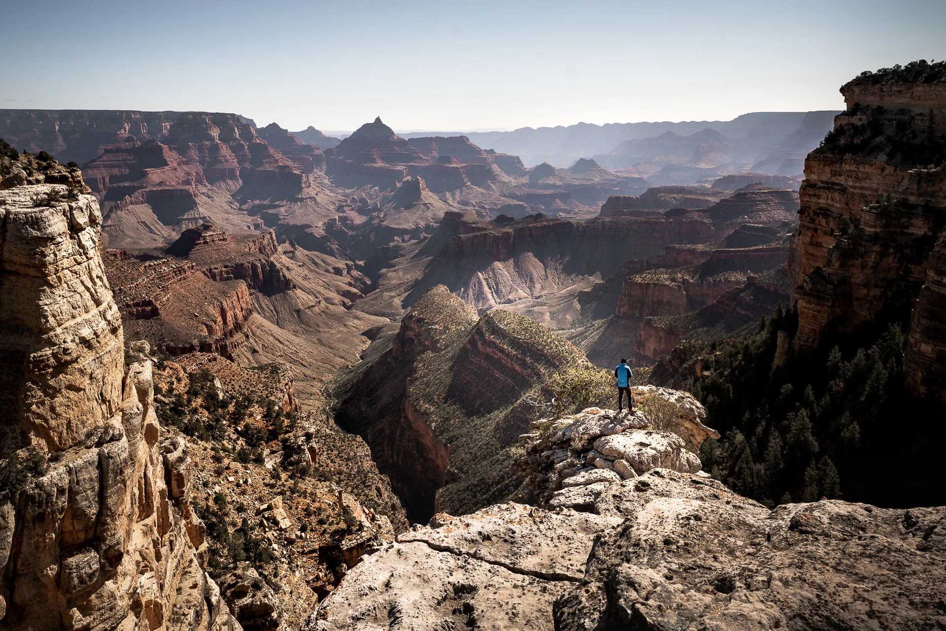 Grand Canyon Edge Man