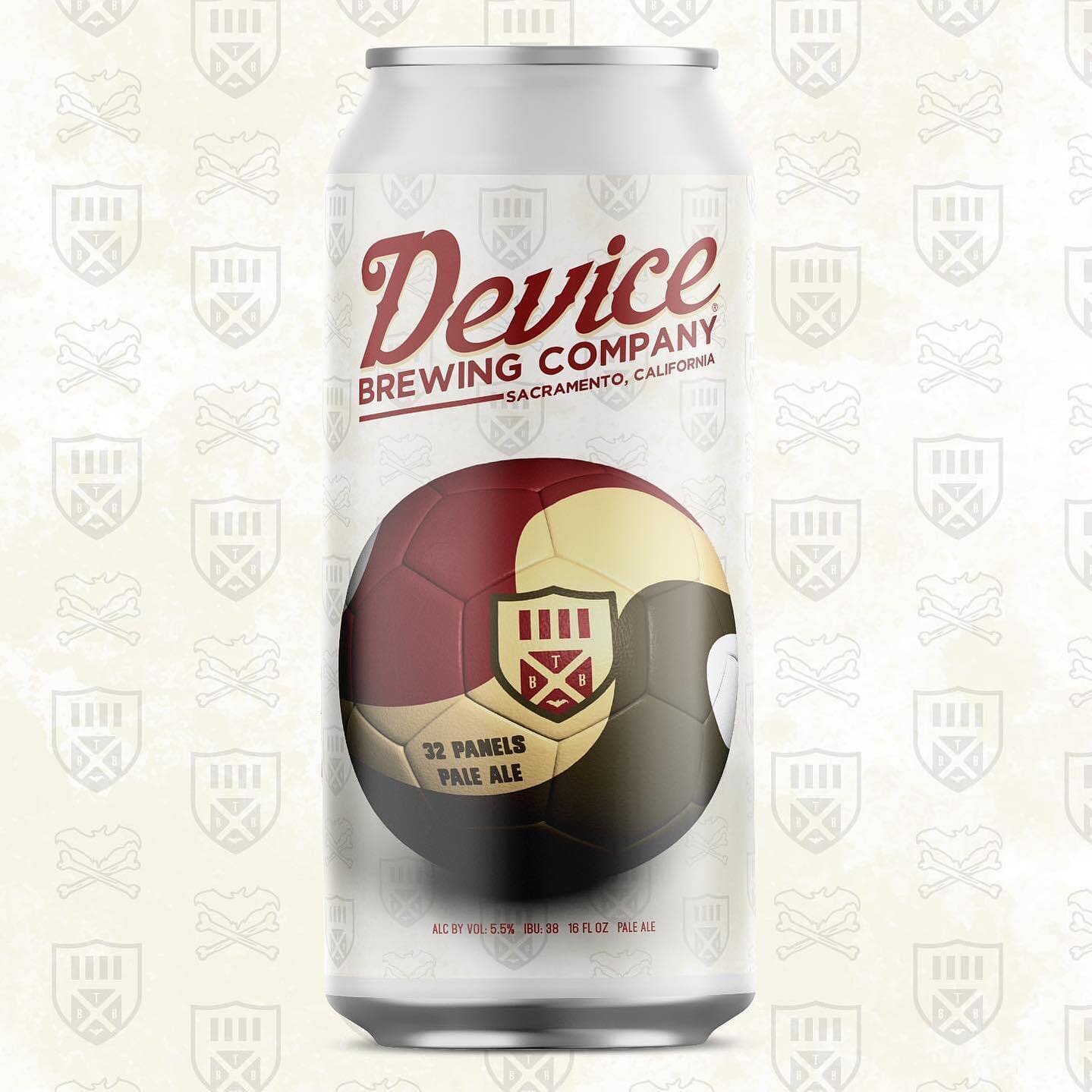 🏆 USOC Final TBB Watch Party 🎉 
For those supporting our amazing team from Sacramento, we&rsquo;ll be @devicebrewing in the Ice Blocks. As a special surprise, Device will be releasing the beer we brewed with them, 32 Panels, in honor of our team&rs