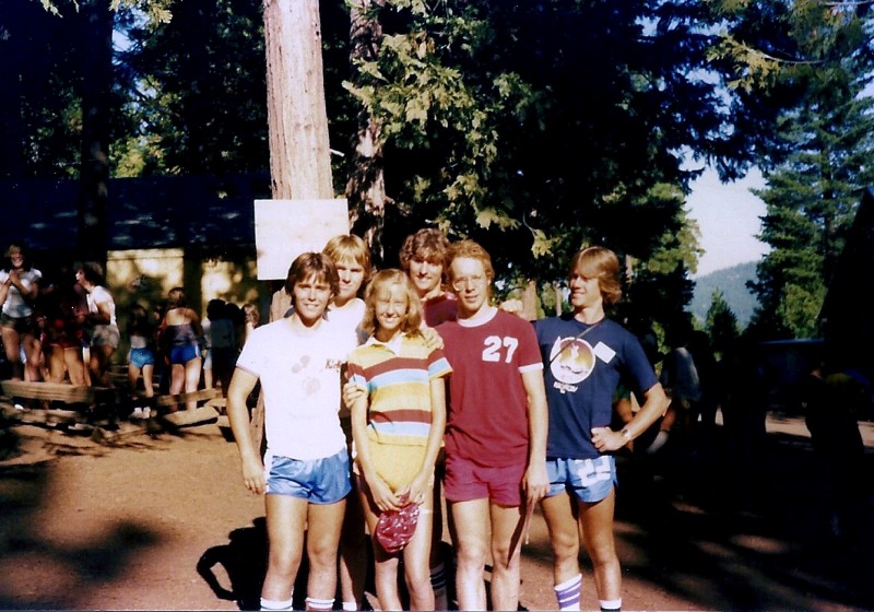Norine with Boys Counselors 1980.jpg