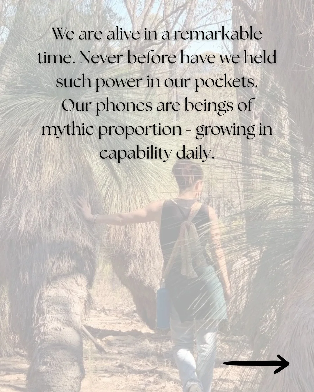 It's becoming harder and harder to extract ourselves from the digital world, and we all feel the way it impacts our wellbeing. Everyone I talk to feels it, but everyone seems completely tangled in it. A friend said to me today that being on social me