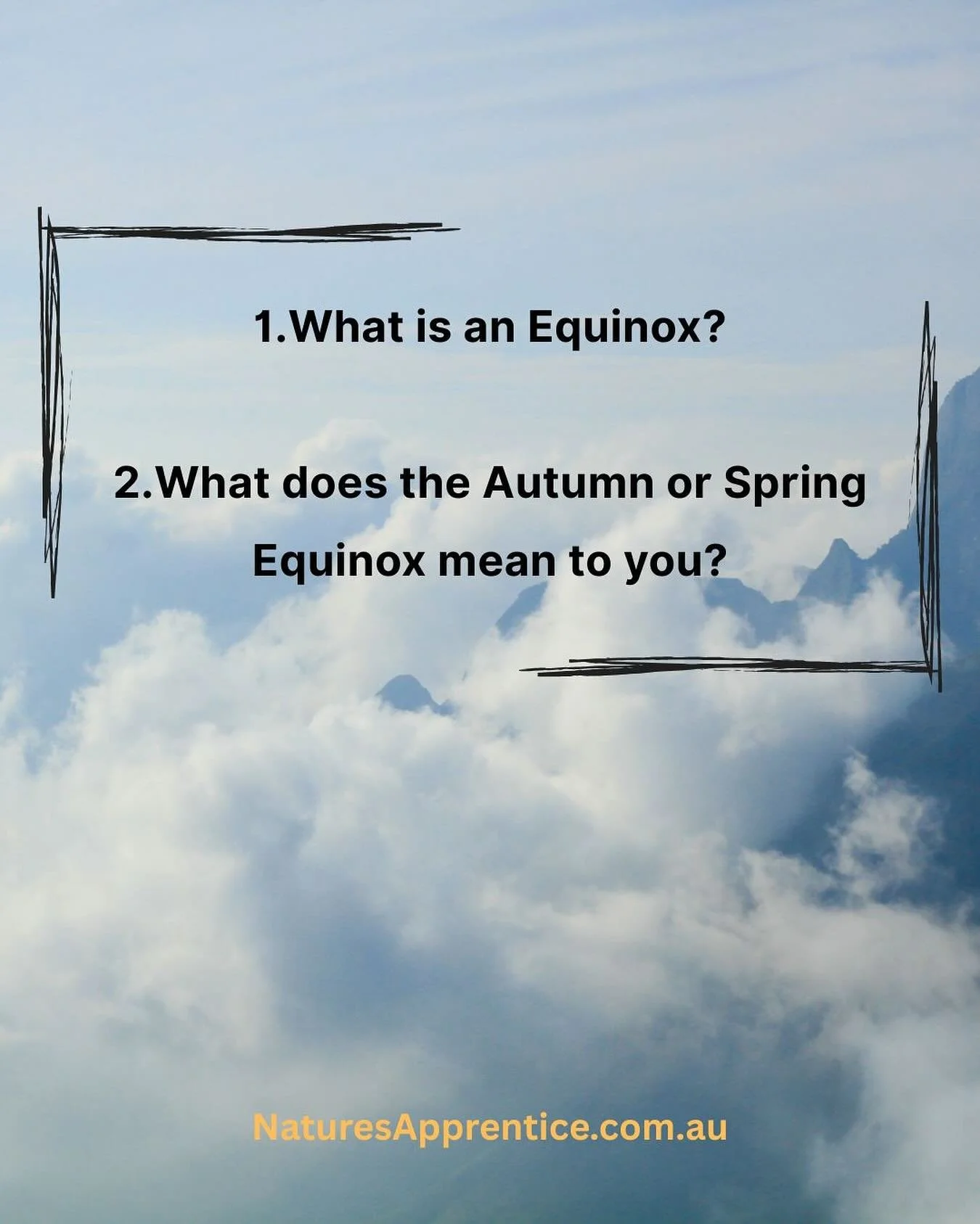 EQUINOX: THE EARTH PAUSES
Twice a year, the Earth breathes in perfect balance.
&nbsp;
The Autumn and Spring Equinoxes are ancient markers of life&rsquo;s rhythm, transition, ceremony, and recalibration.
&nbsp;
The Tourist Test invites us to anchor ou