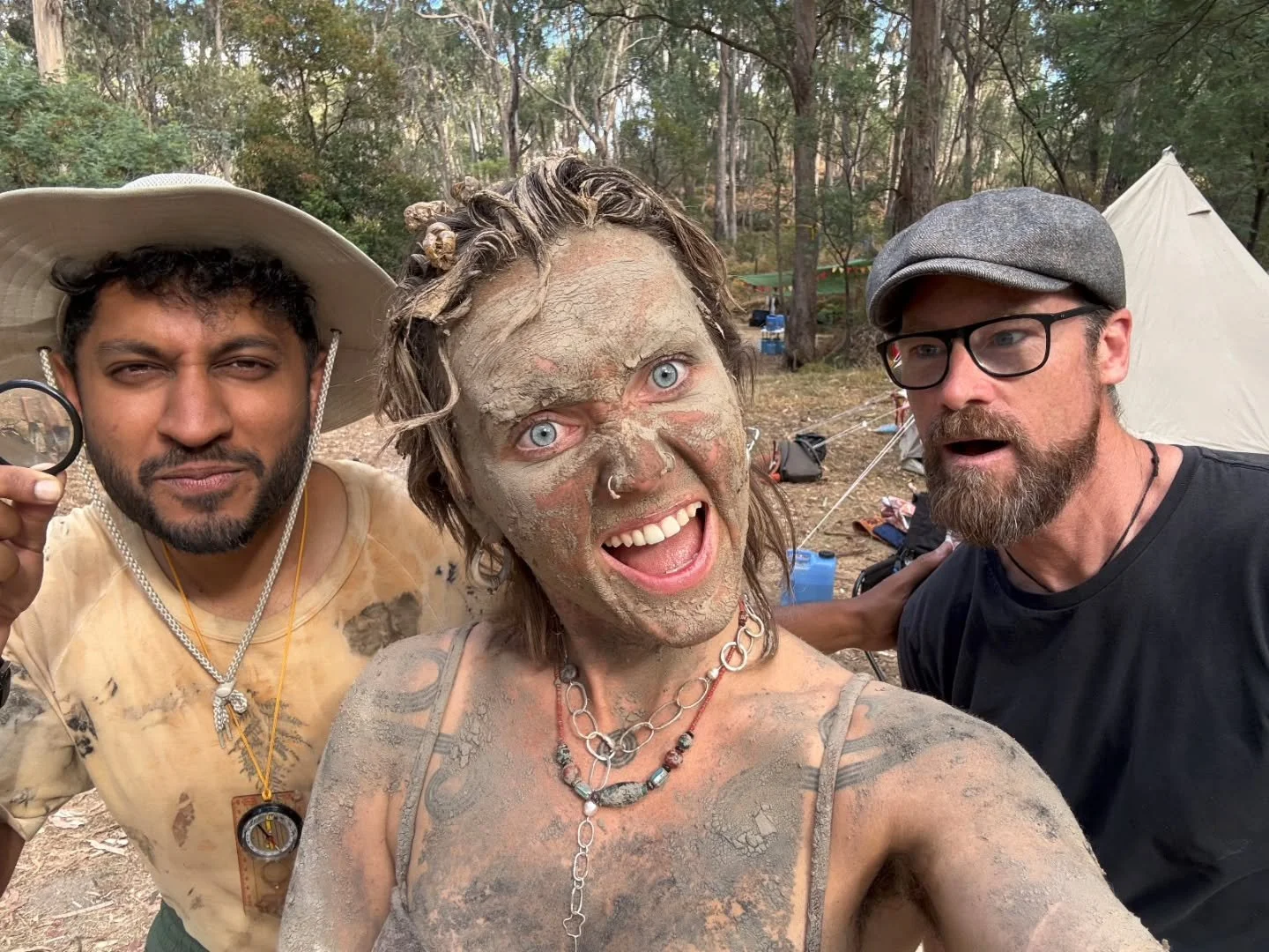 "What truly brings you here?" is the question asked as the talking piece circulates. A variety of answers emerge along common themes - seeking wildness or a more tangible connection to nature, searching for true belonging, the losing and fi