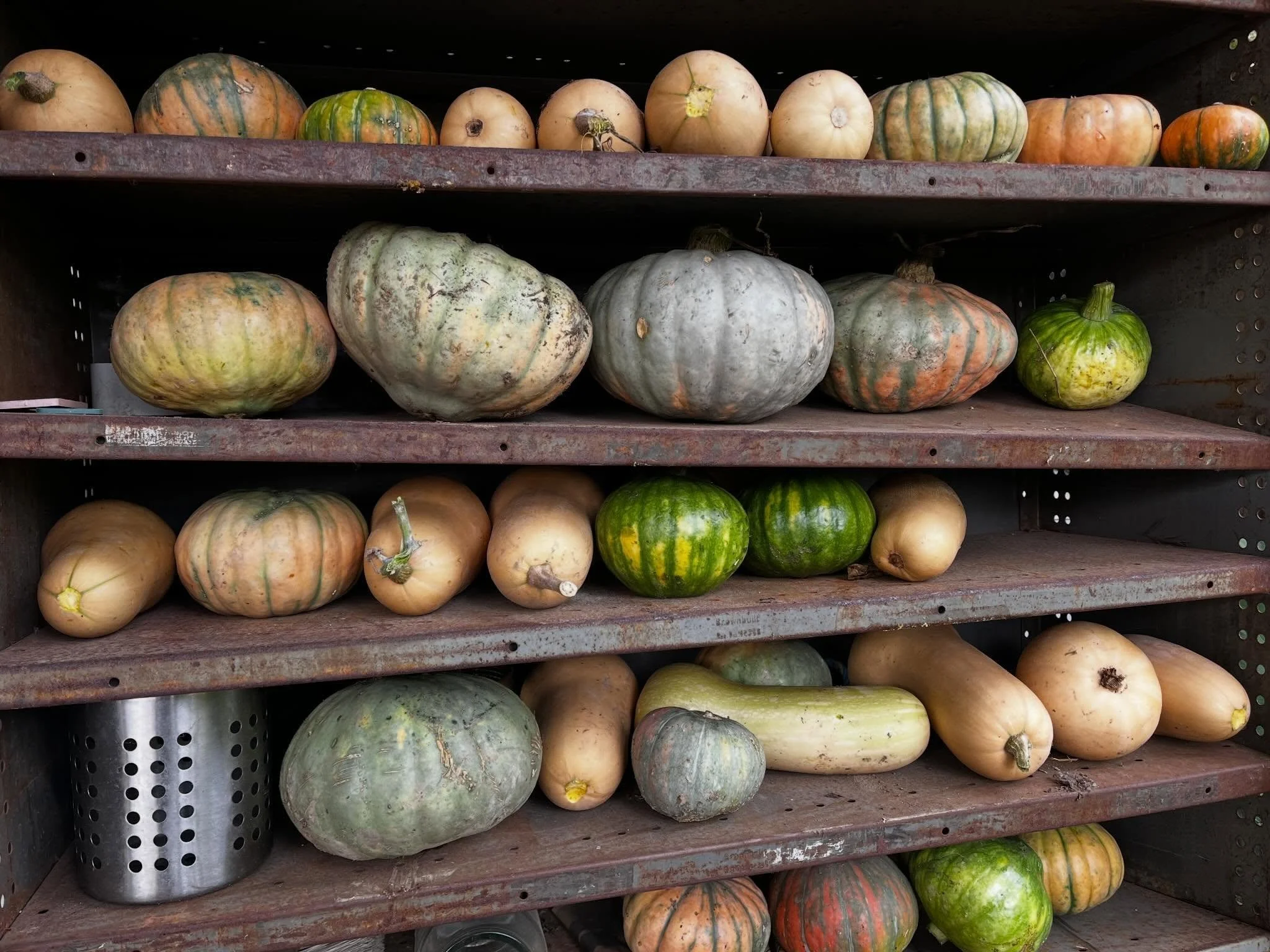 The real Halloween at home today. Samhain blessings to my community&hellip; May this time bring both the joy of summer harvest, celebrating the sun manifest in the colours of pumpkin and tomato, and the quiet of the growing dark. Bringing hearts and 