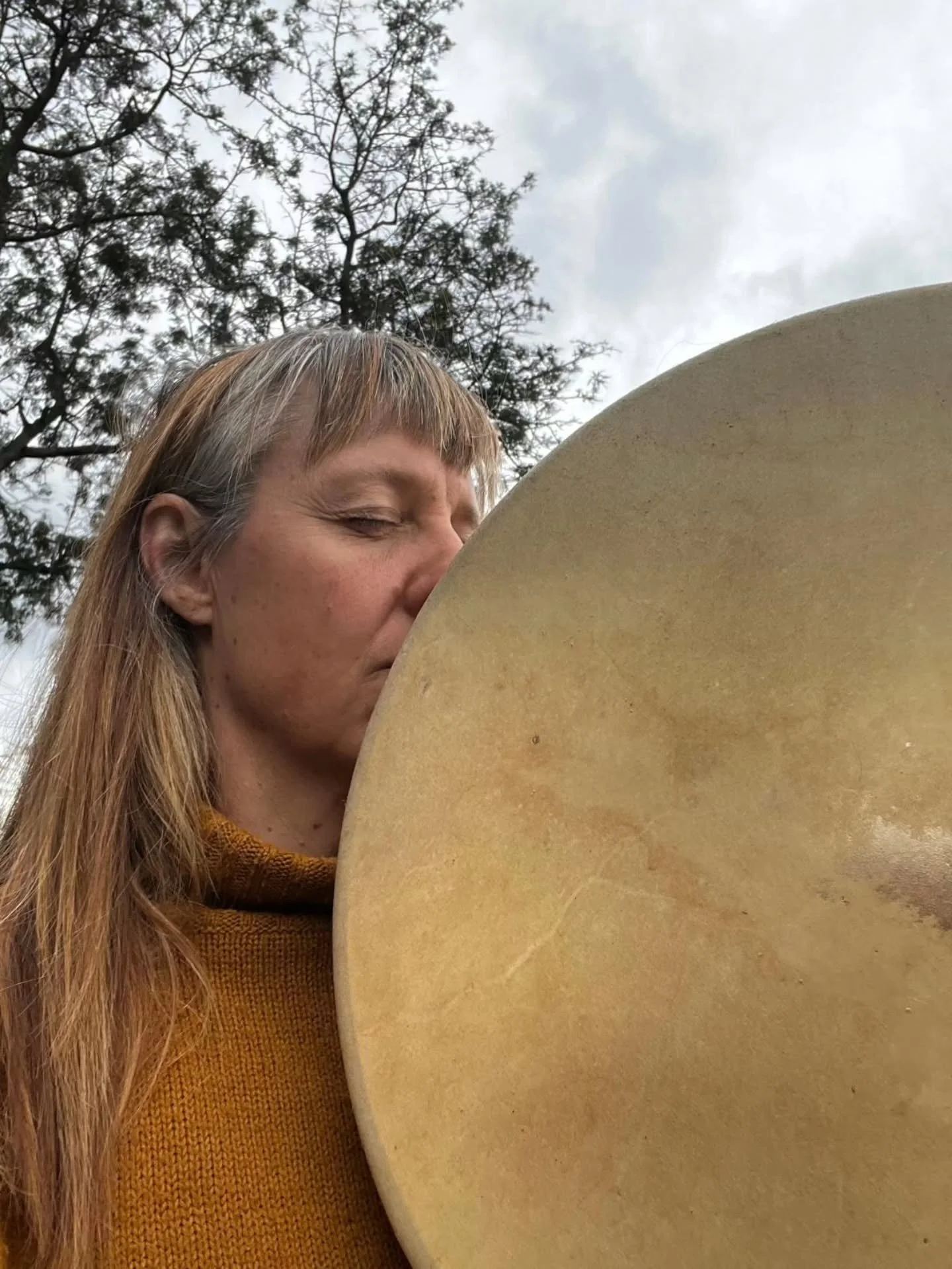 I just birthed my third frame drum. It&rsquo;s in the spirit of succession planning.

My much beloved drum is now a crone, scarred and mud splattered from countless Vision Quests and sweatlodges (and bouncing off the roof of my car onto the highway).
