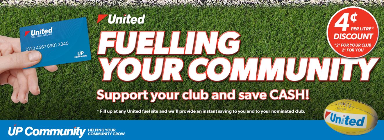 United Fuel - Sign up for a United Fuel card under the Waverley Blues, receive 4 cents off and 2 cents from every litre goes back to our Club. http://new.unitedpetroleum.com.au/fuelling-communities-efl/