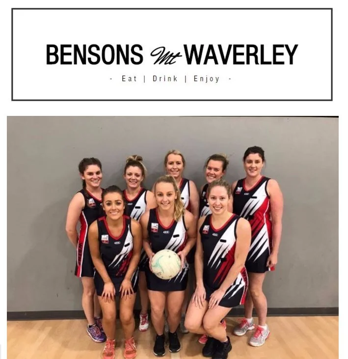 Team Sponsor Bensons Mt Waverley and our new playing uniforms!