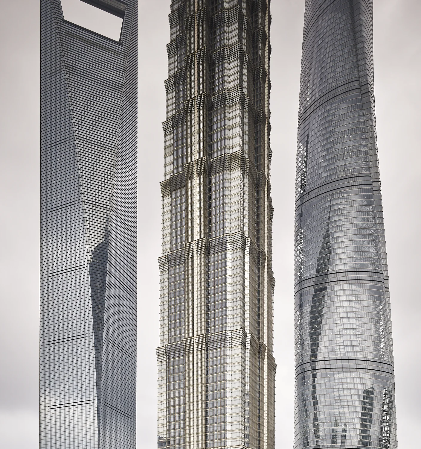 Pudong buildings, Shanghai, China, 2017