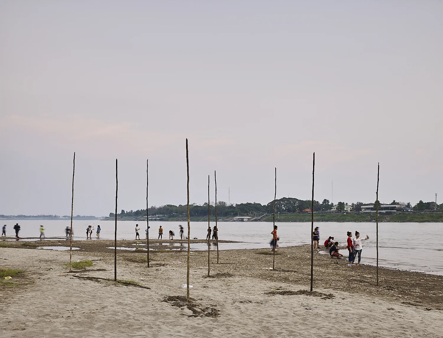 sand 06, Mekong River, Vientiane, Laos, 2018