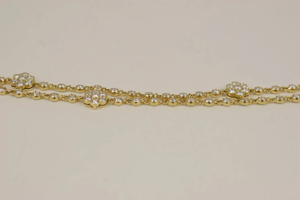 Diamond Chain and Flower station 36'' Necklace 5.jpg