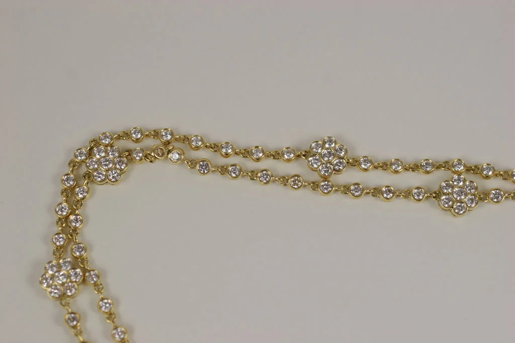Diamond Chain and Flower station 36'' Necklace 6.jpg