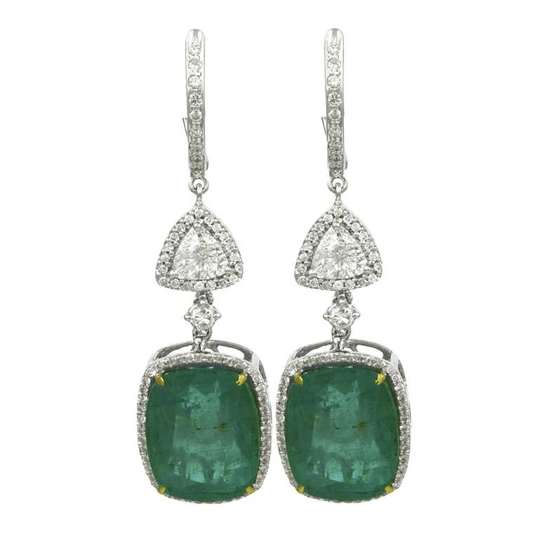 Emerald Cushion and Diamond Earrings.jpeg