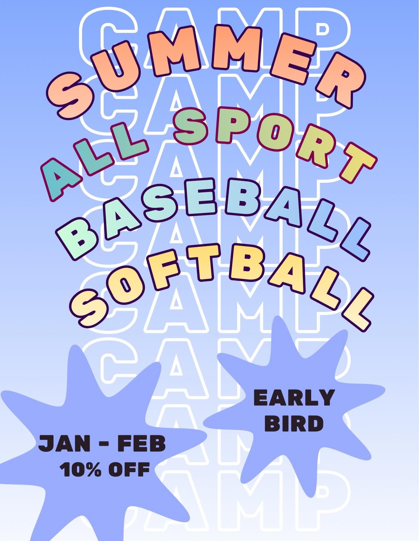 I hope everyone enjoyed a great start to the New Year! 🎆 Keep that momentum going by taking advantage of our special over the next two months as we gear up for summer! ⚾️🏈🏐🏀⚽️🥎

#5ToolTraining #AllSportCamp #BaseballCamp #SoftballCamp #SummerPre