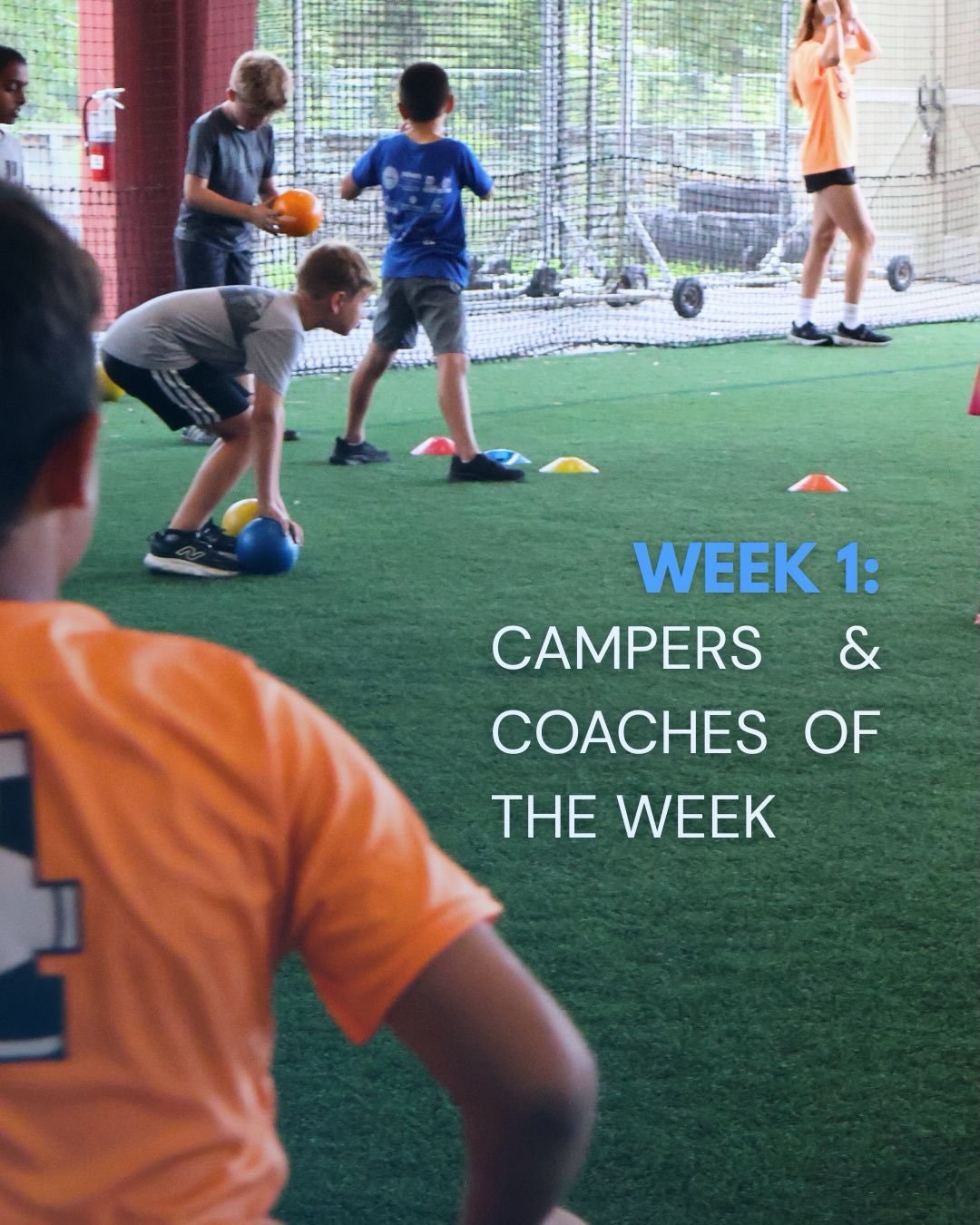 🏆 WEEK 1: COACHES &amp; CAMPERS OF THE WEEK 🏆

A great first week of All Sports Summer Camp! These coaches and campers stood out with their effort, attitude, leadership, and sportsmanship. ☀️

Campers of the week receive a 5 Tool toy ball or sticke