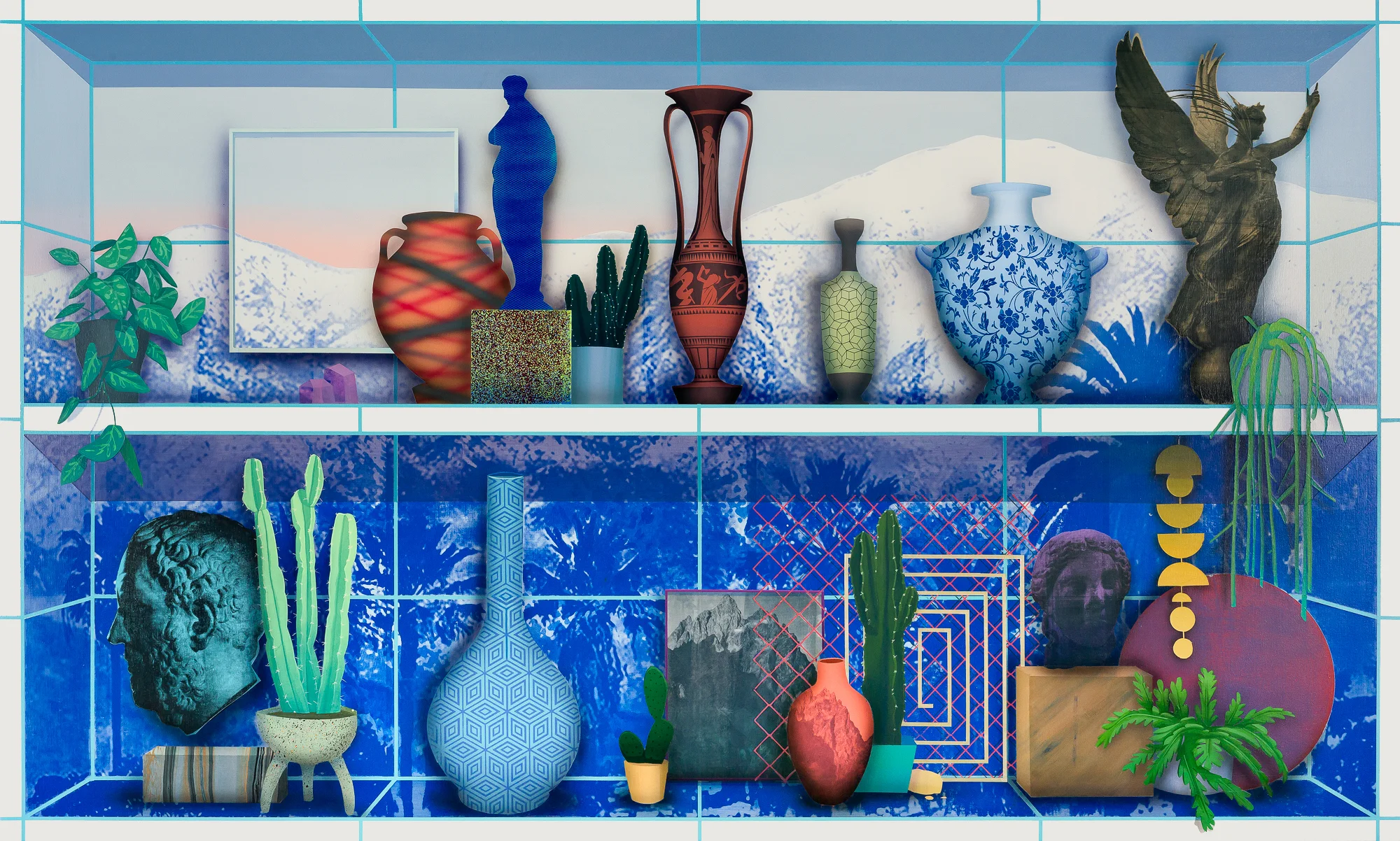 A work from “Robert Minervini: Future Collapse” at Rena Bransten Gallery