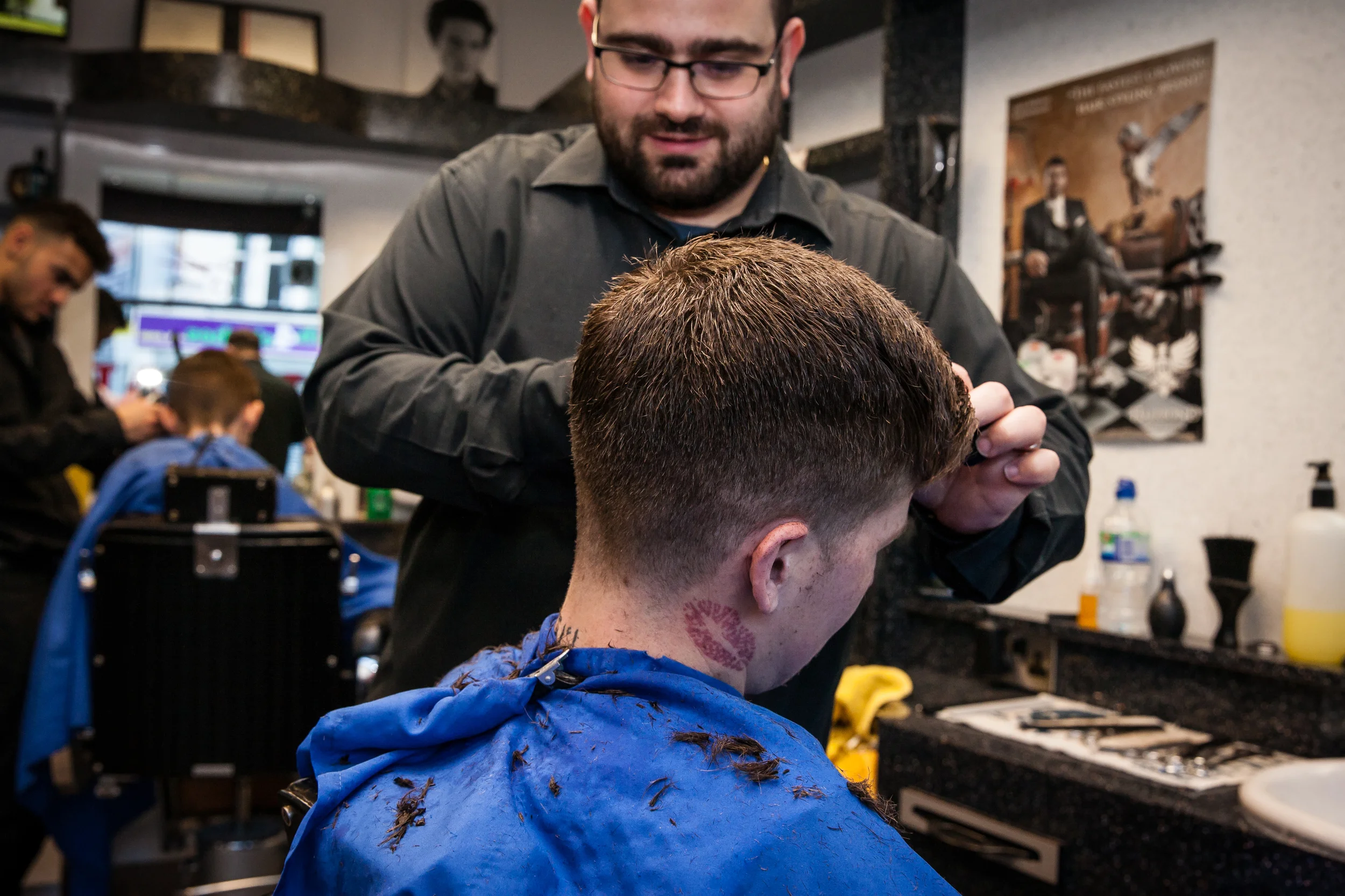 Giacomo and Sons, St George, Barber Shop Photo Essay for Bristol 24/7 Magazine .
