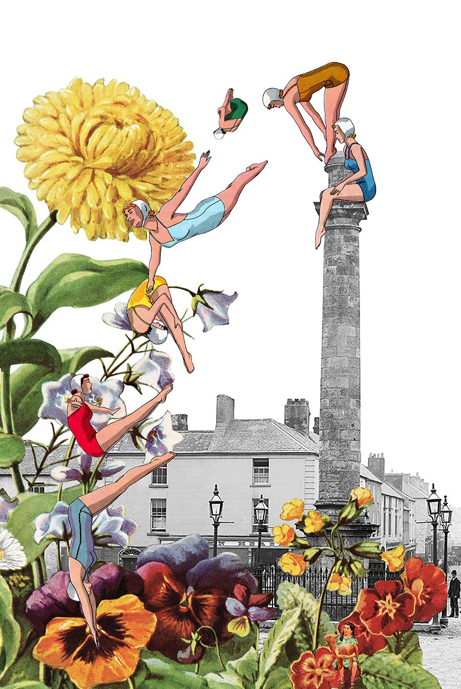 Leap of faith - empty columns project Birr Ireland