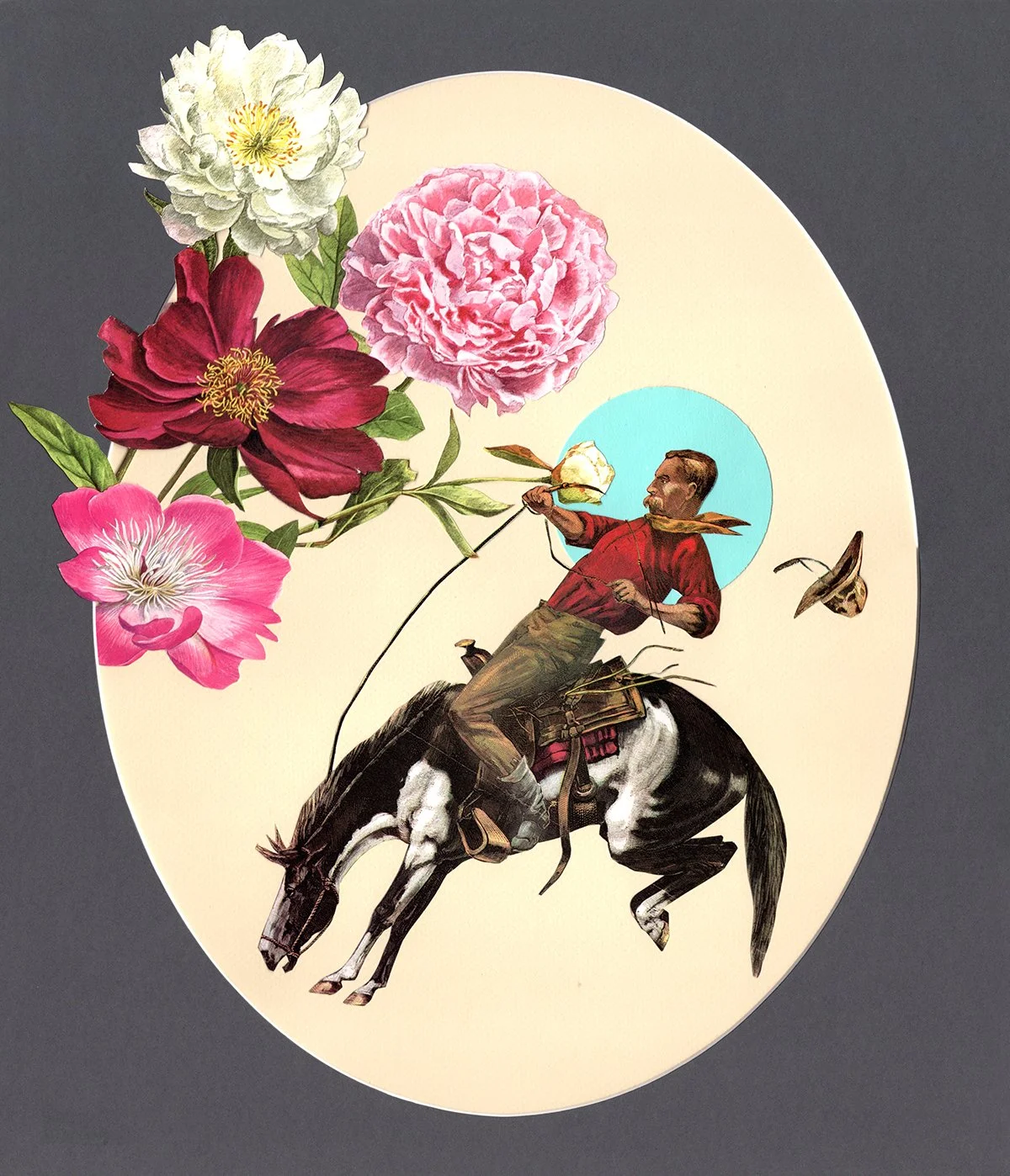 Rodeo cowboy 14x16