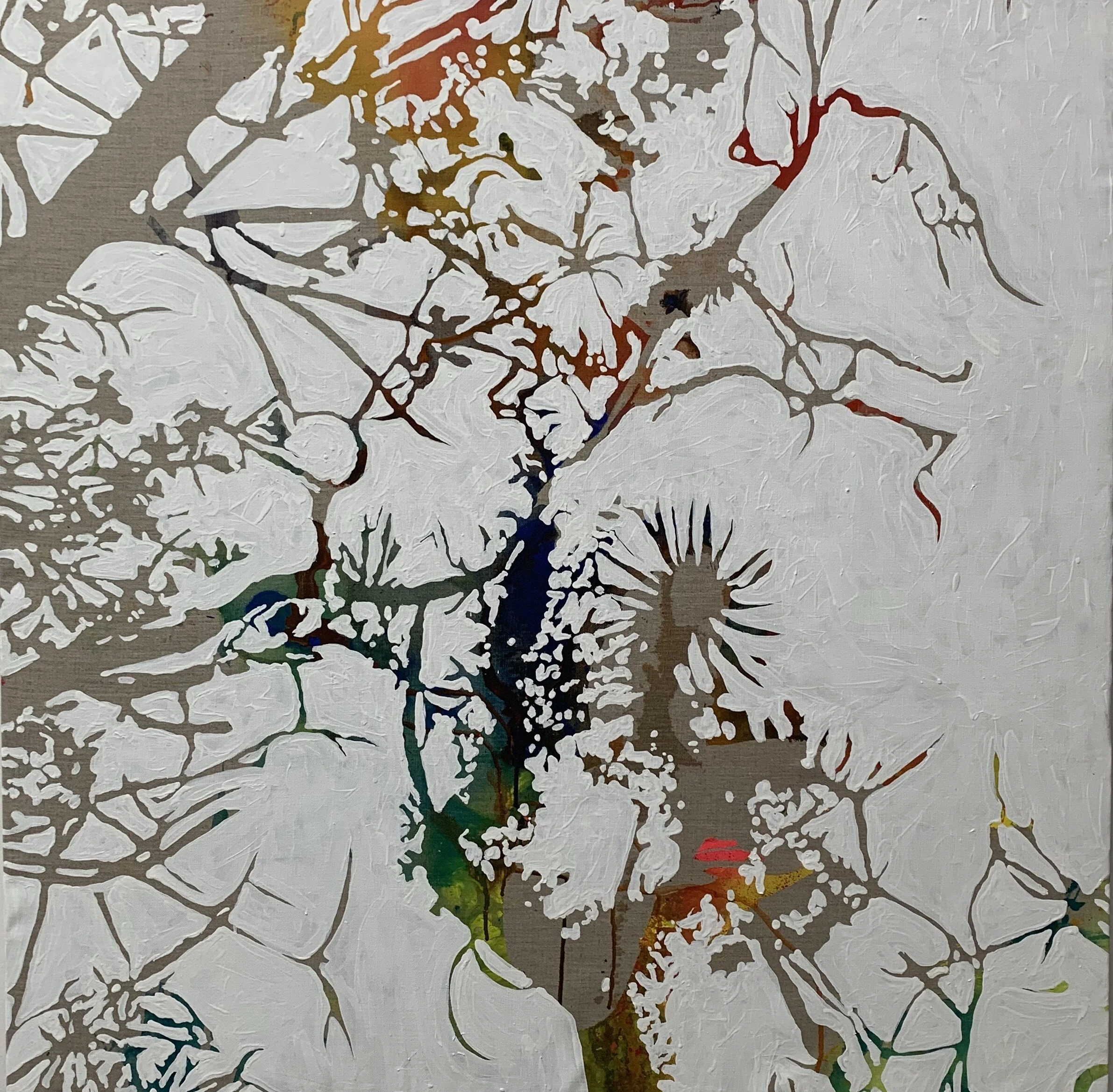  ANYTHING YOU WANT 2019 ACRYLIC ON LINEN 40”X40” 