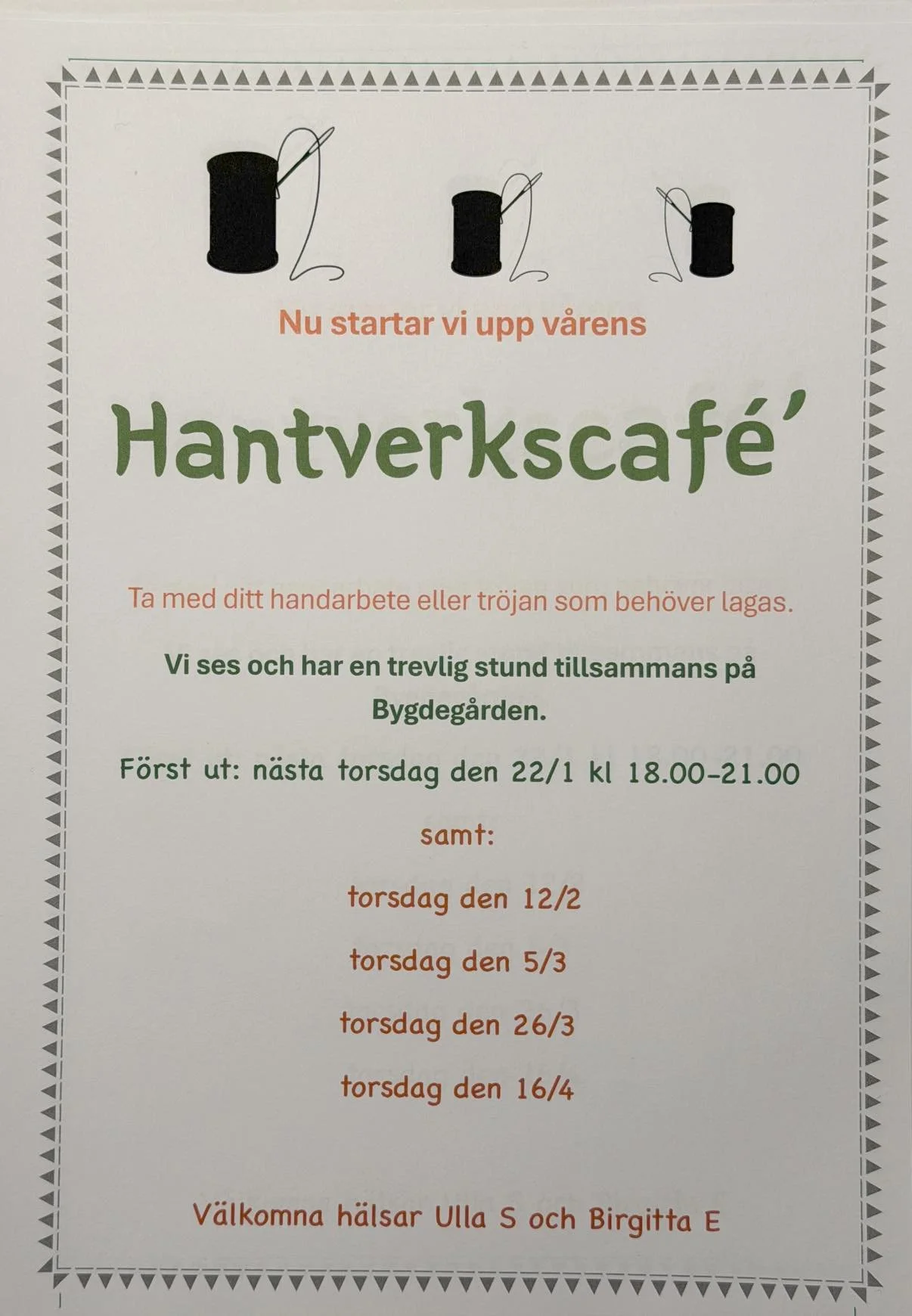 Hantverkscafé 