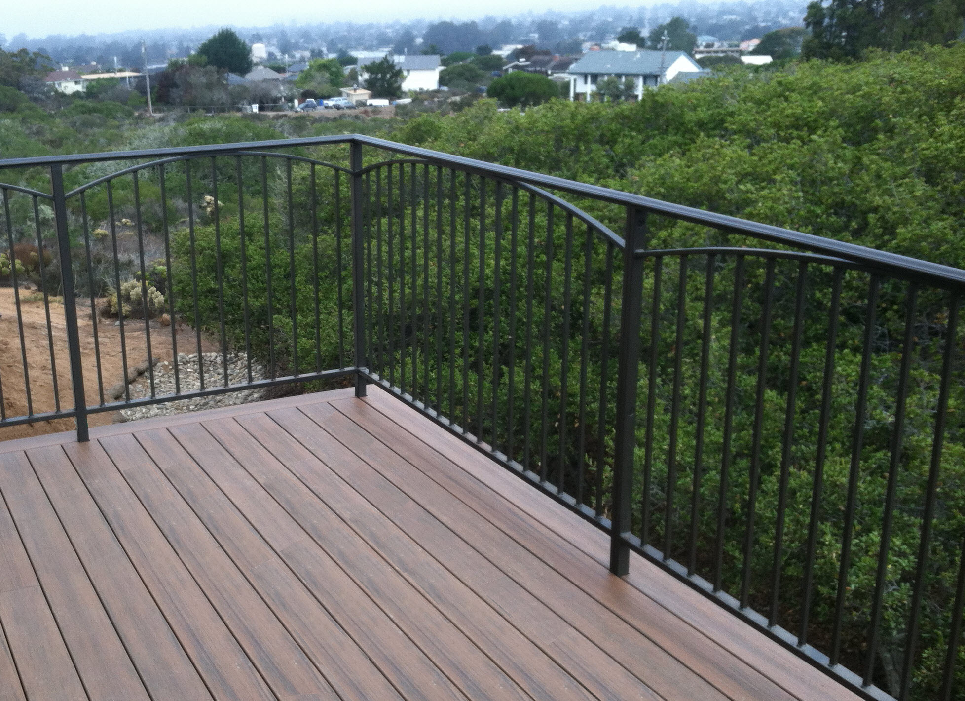 Modern Ornamental Exterior Deck Railing