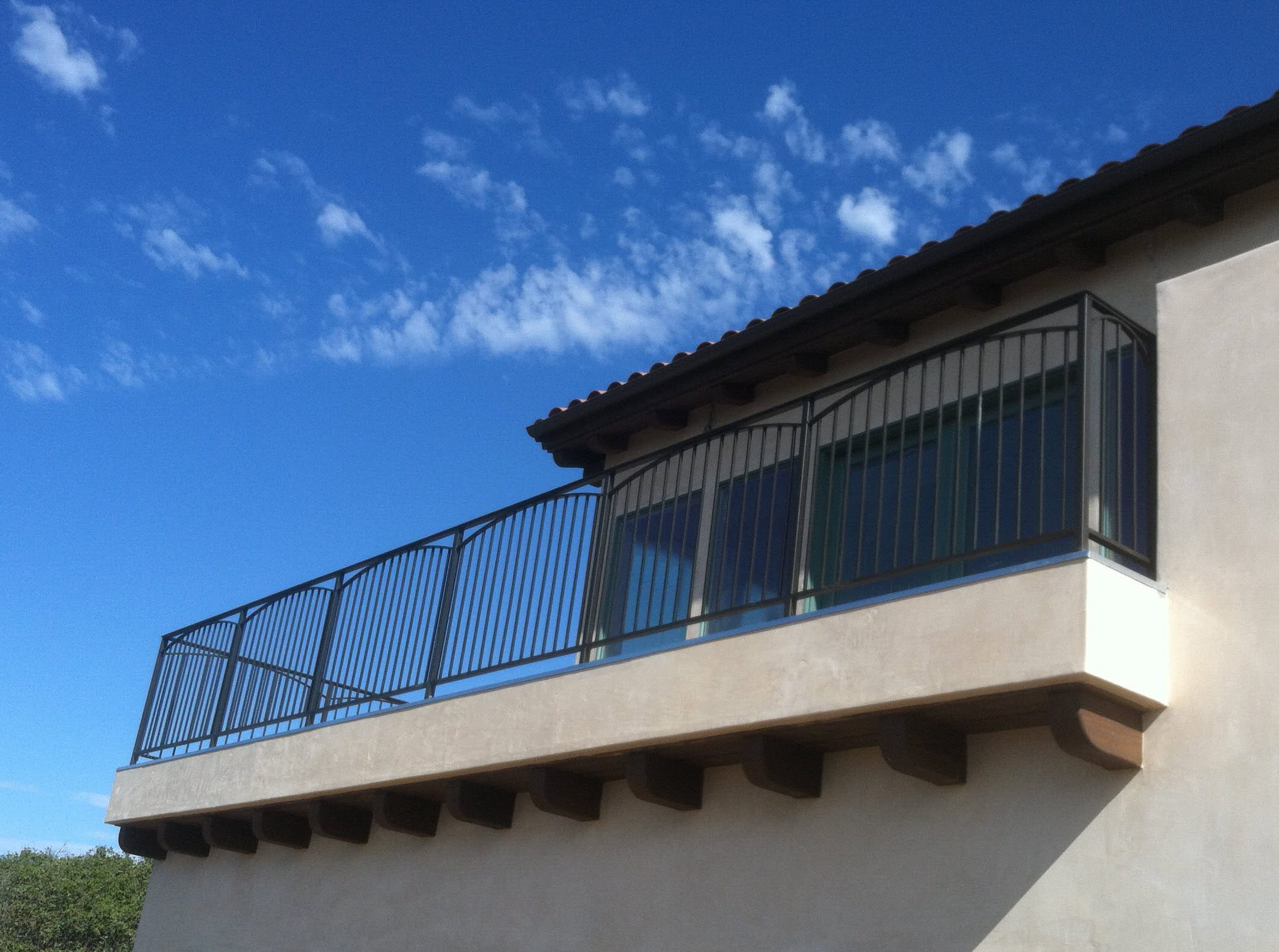 Modern Ornamental Exterior Deck Railing