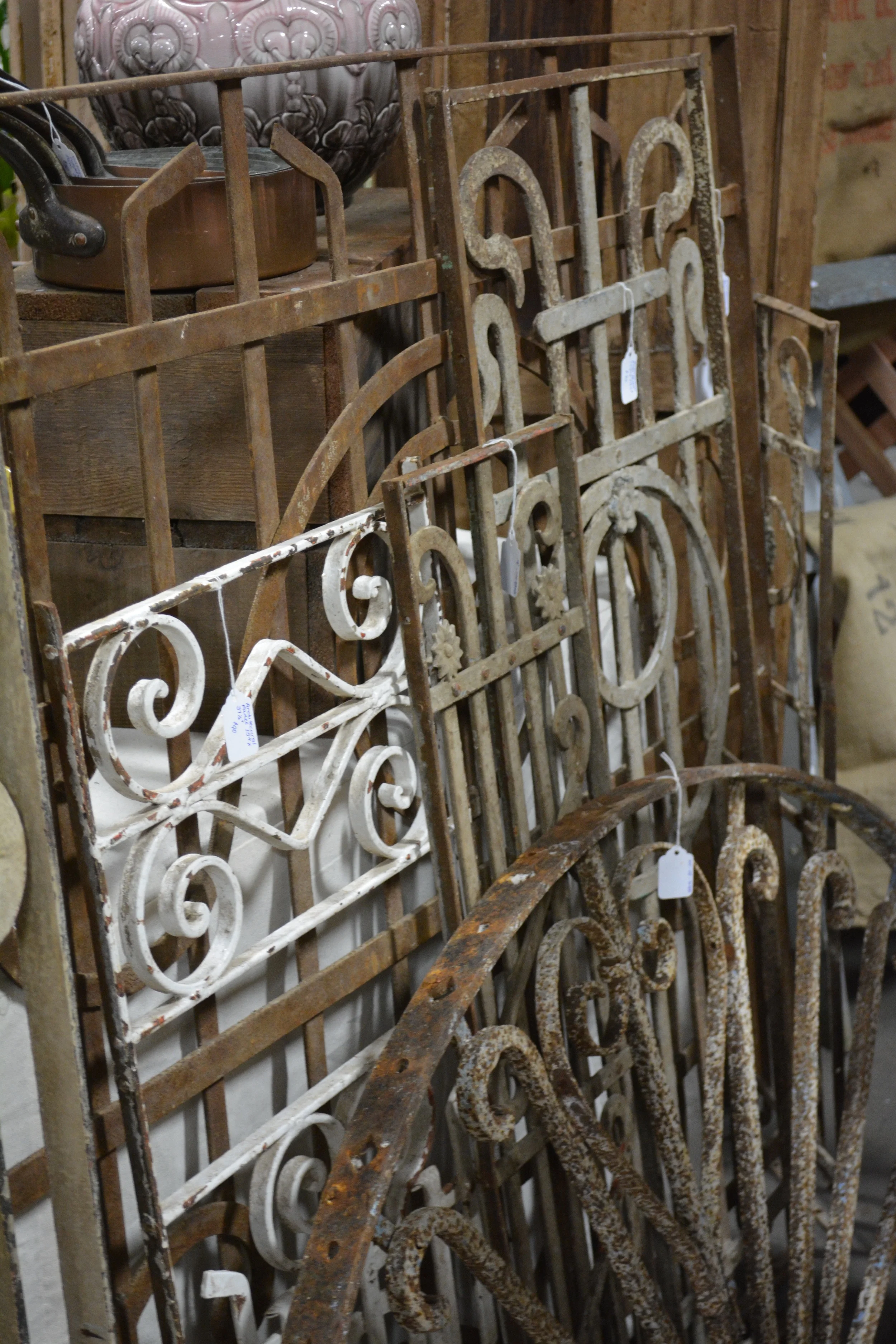 Antique Iron Gates and Window Gards