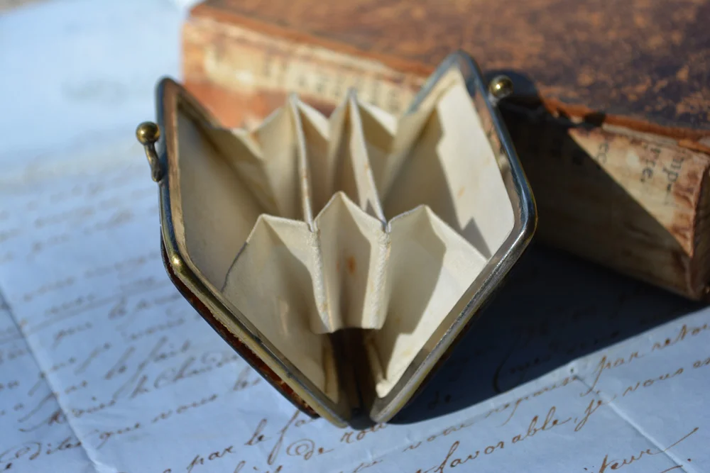 Vintage French Coin Purse — French Antiques Vintage French Decor French