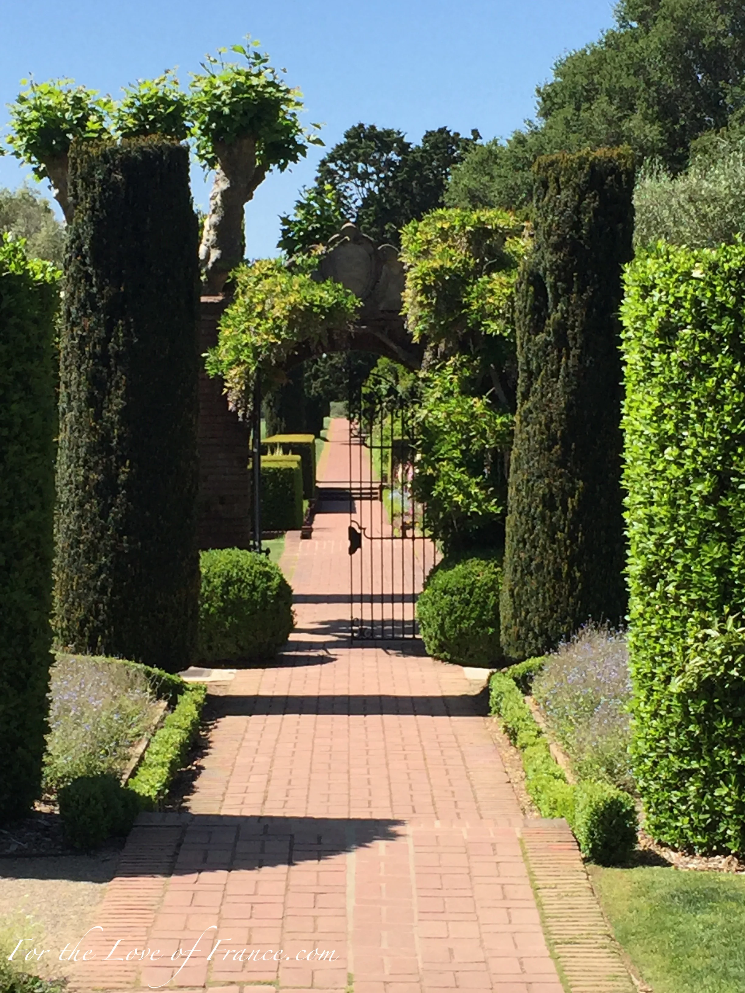 Yew Allee, Brick Walkway Leading to House