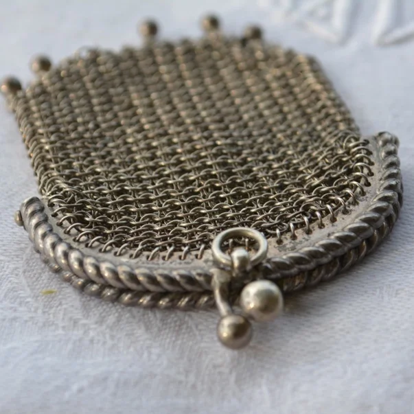 French Vintage purses Victorian chatelaine purses Vintage coin purses