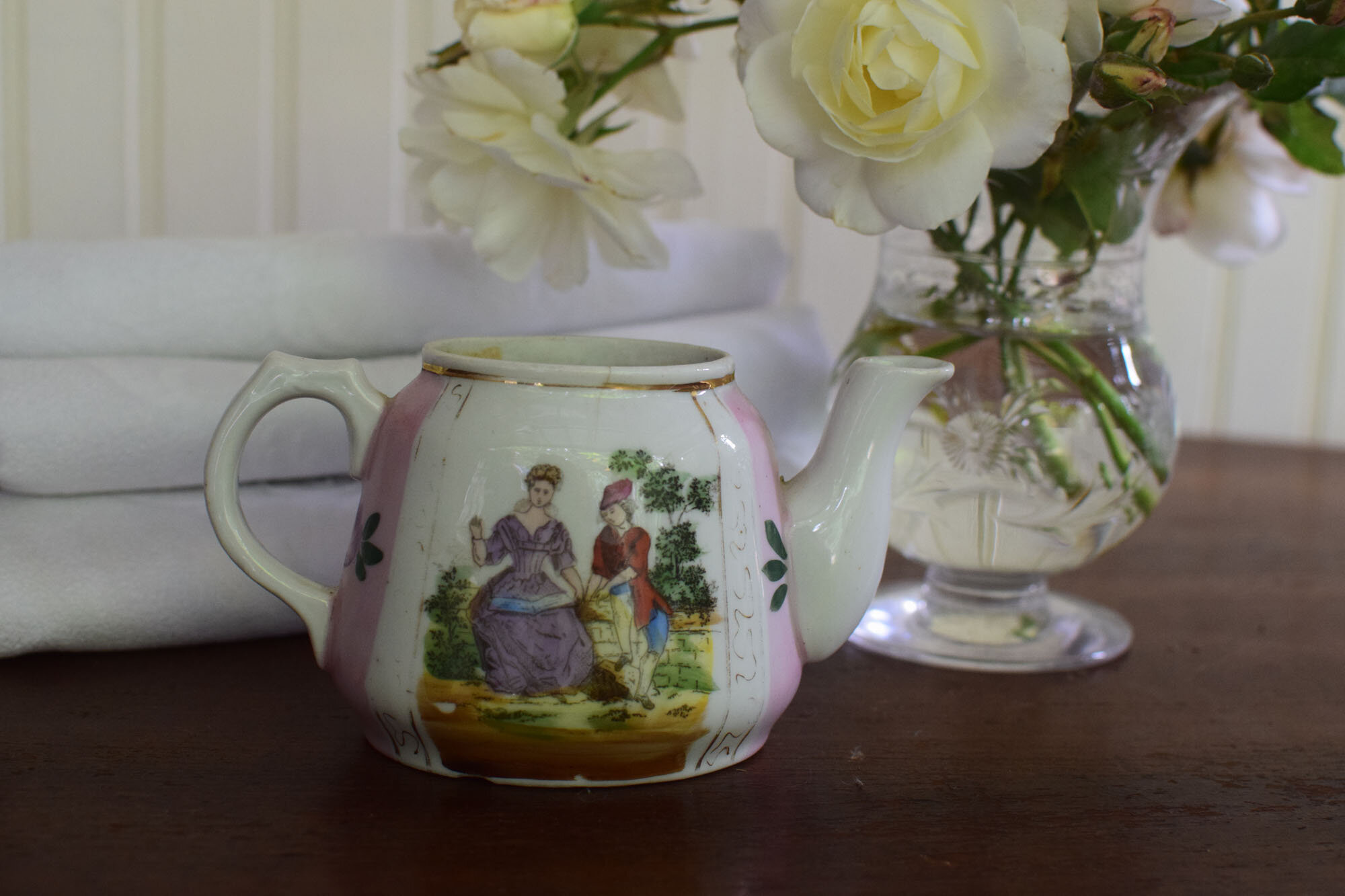 Single Serve Vintage German Porcelain teapots, Vintage Home Decor — French Antiques Vintage