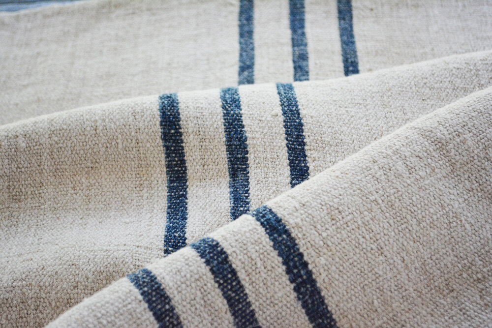 European Grainsacks 3 deep blue stripes