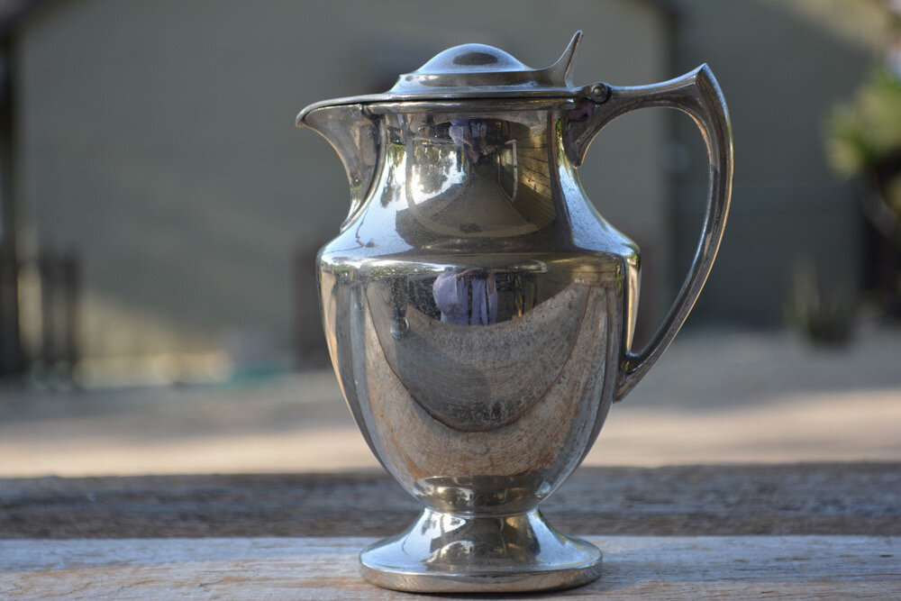  Silver, S4107, Silver jug with lid 