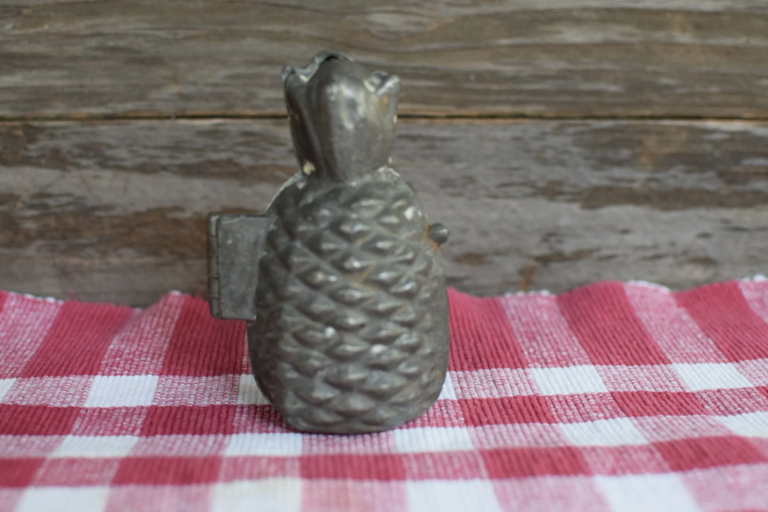 Antique Pewter Pineapple Mould Ice Cream