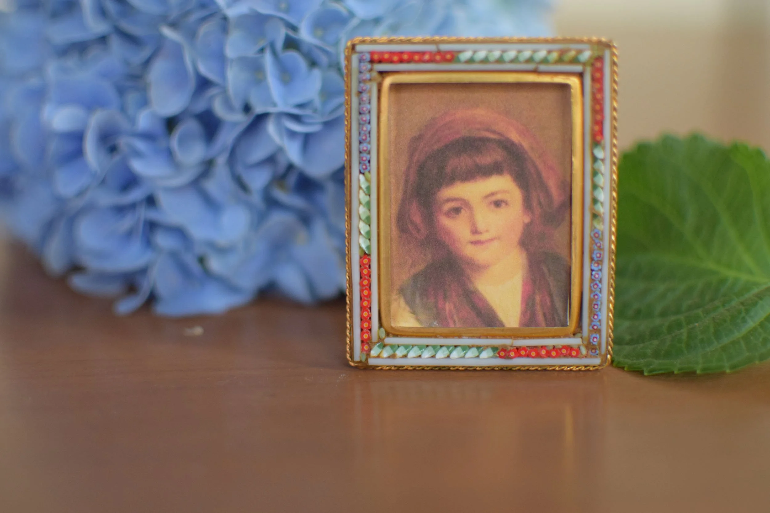 Vintage Italian 1930's Micromosaic Frame