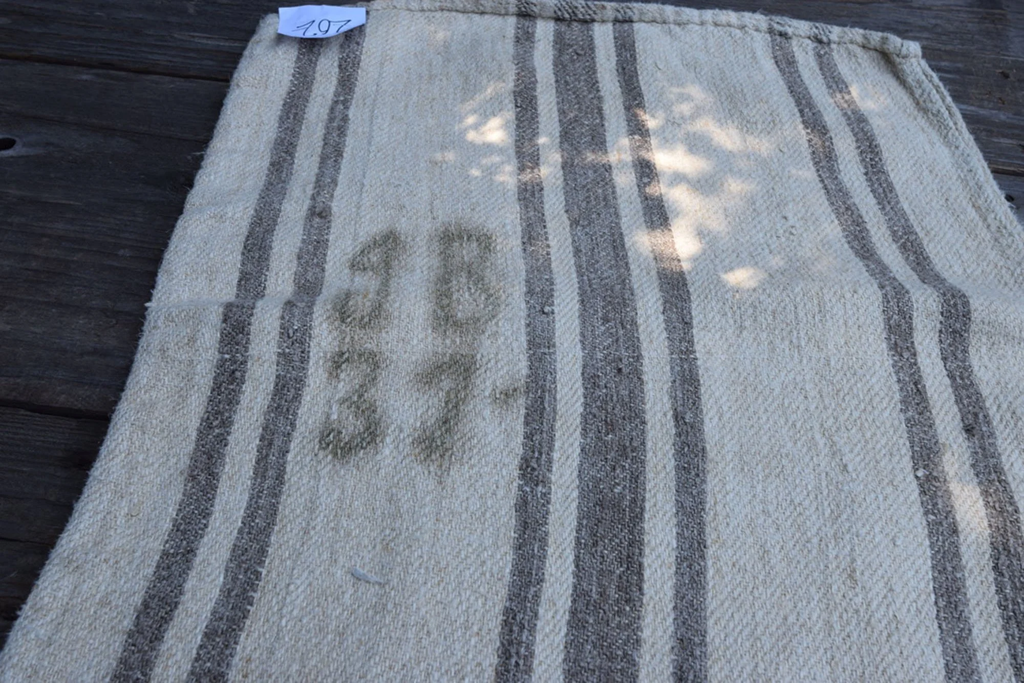Authentic Antique European Hemp Grain Sack