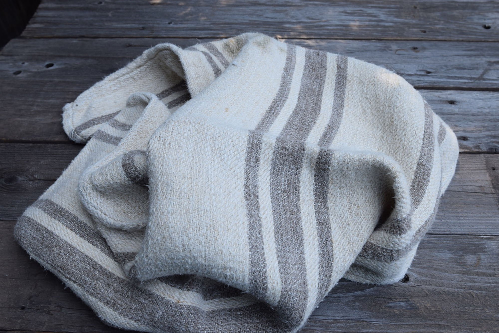 Authentic Antique European Hemp Grain Sack