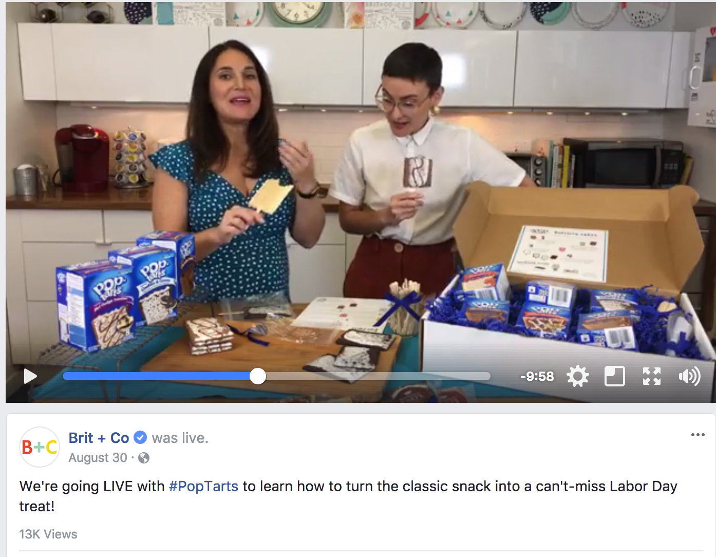 Brit + Co Facebook Live Event