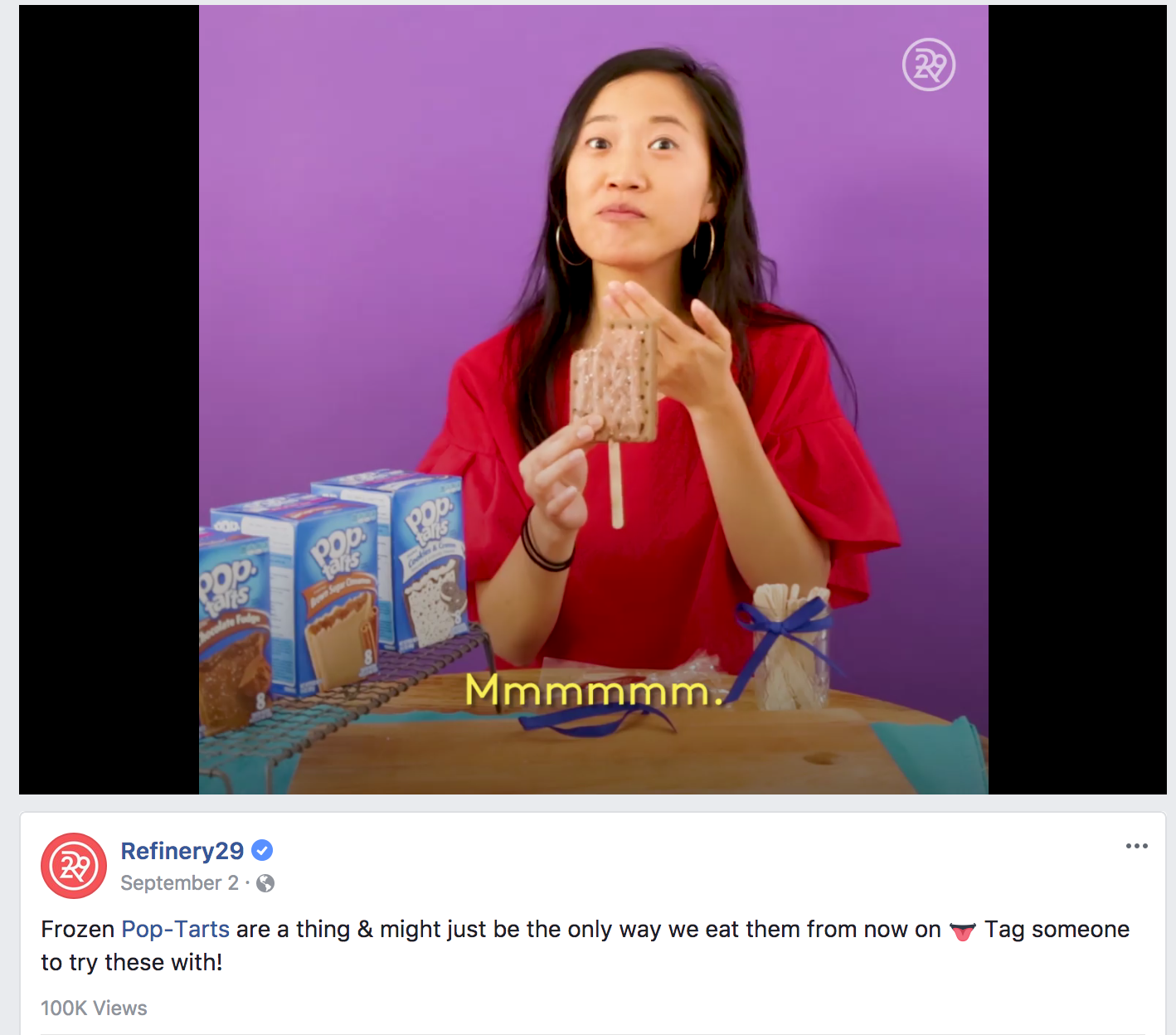   Garnering nearly 310 million impressions, earned media included a taste-test video on Refinery29 and a Brit + Co Facebook Live event plus posts/tweets from other outlets including PopSugar, Elle.com, Teen.com, Gurl.com and Spoon University.    