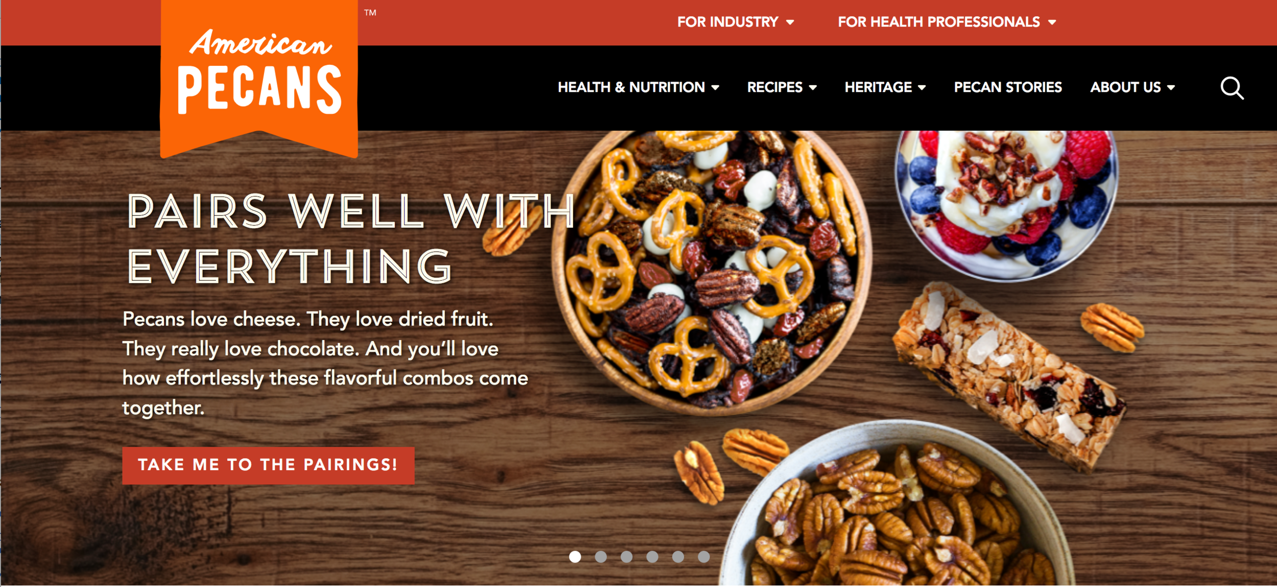 Perfect Pairings - Website